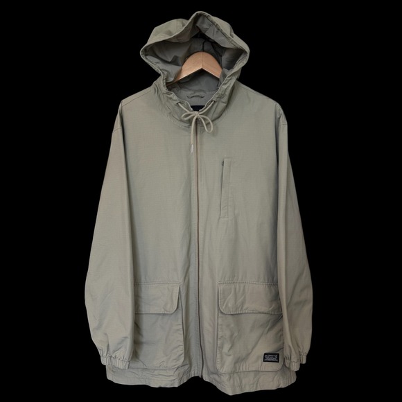 Levi Strauss & Co. Other - Levi Green Hooded Mountain Parka Full Zip Utility Pockets‎ Jacket Men XXL #388